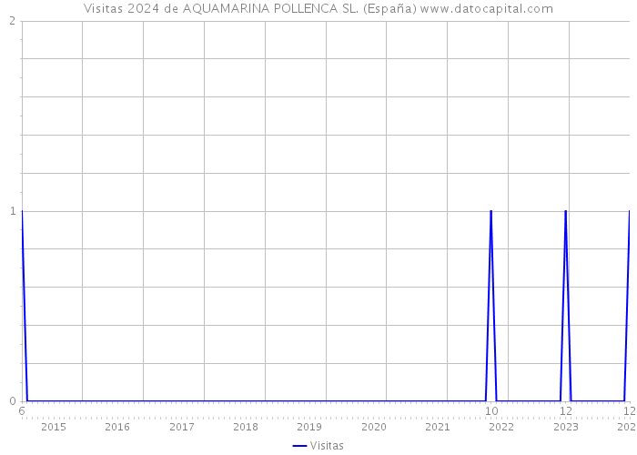 Visitas 2024 de AQUAMARINA POLLENCA SL. (España) 