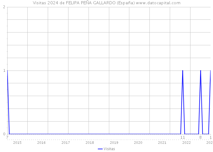 Visitas 2024 de FELIPA PEÑA GALLARDO (España) 