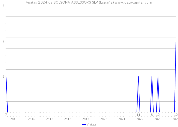 Visitas 2024 de SOLSONA ASSESSORS SLP (España) 