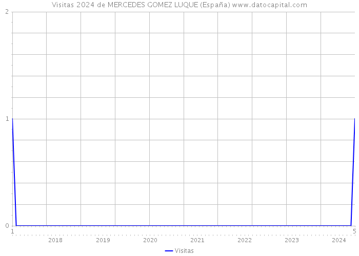 Visitas 2024 de MERCEDES GOMEZ LUQUE (España) 