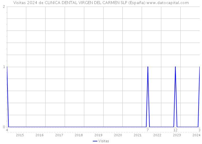 Visitas 2024 de CLINICA DENTAL VIRGEN DEL CARMEN SLP (España) 
