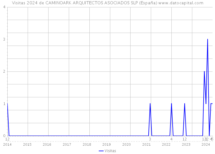 Visitas 2024 de CAMINOARK ARQUITECTOS ASOCIADOS SLP (España) 