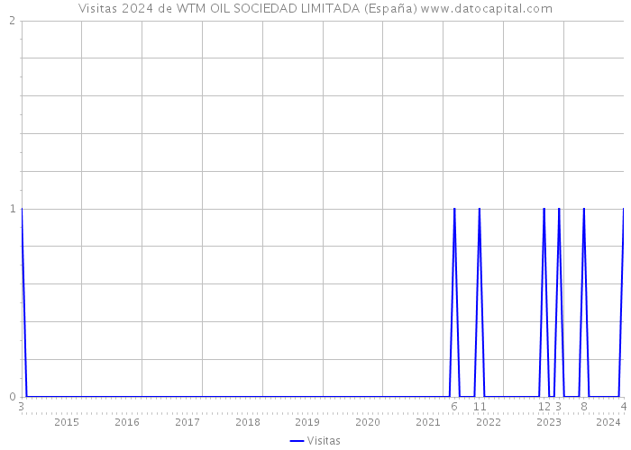 Visitas 2024 de WTM OIL SOCIEDAD LIMITADA (España) 
