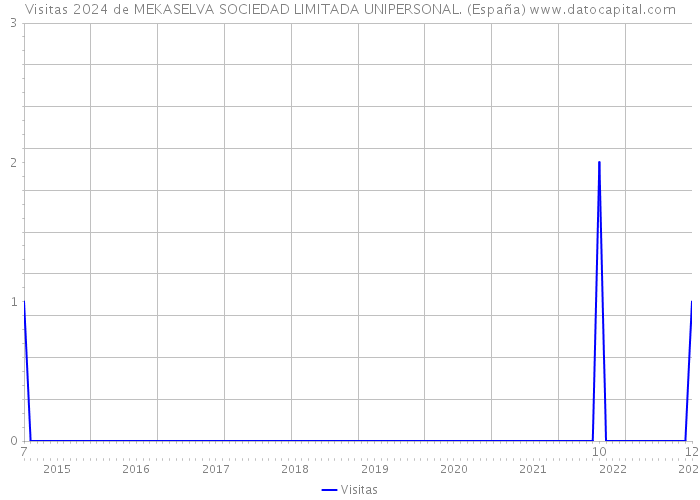 Visitas 2024 de MEKASELVA SOCIEDAD LIMITADA UNIPERSONAL. (España) 