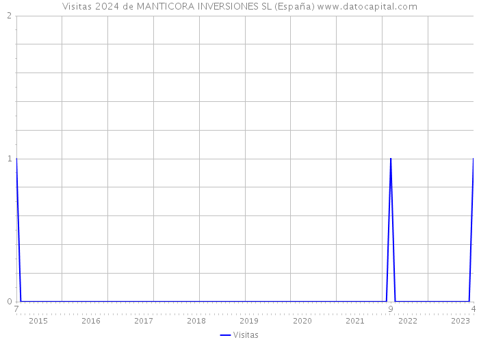 Visitas 2024 de MANTICORA INVERSIONES SL (España) 