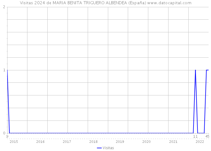 Visitas 2024 de MARIA BENITA TRIGUERO ALBENDEA (España) 