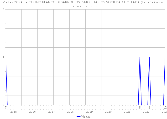 Visitas 2024 de COLINO BLANCO DESARROLLOS INMOBILIARIOS SOCIEDAD LIMITADA (España) 