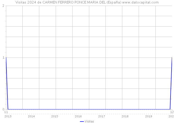 Visitas 2024 de CARMEN FERRERO PONCE MARIA DEL (España) 