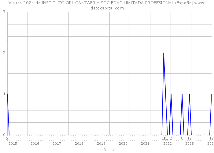 Visitas 2024 de INSTITUTO ORL CANTABRIA SOCIEDAD LIMITADA PROFESIONAL (España) 