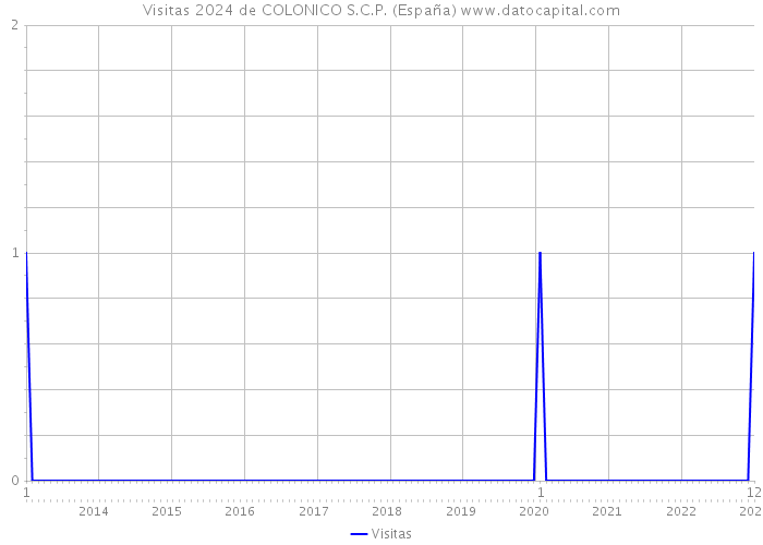 Visitas 2024 de COLONICO S.C.P. (España) 