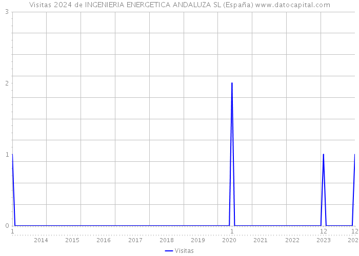 Visitas 2024 de INGENIERIA ENERGETICA ANDALUZA SL (España) 