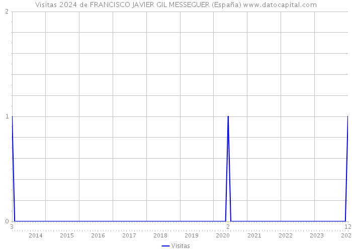 Visitas 2024 de FRANCISCO JAVIER GIL MESSEGUER (España) 