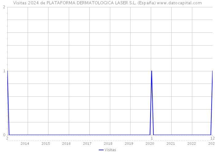Visitas 2024 de PLATAFORMA DERMATOLOGICA LASER S.L. (España) 