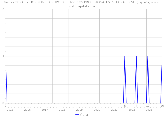 Visitas 2024 de HORIZON-T GRUPO DE SERVICIOS PROFESIONALES INTEGRALES SL. (España) 