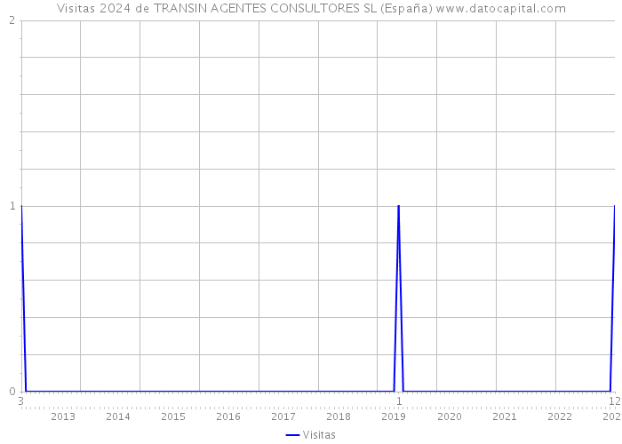 Visitas 2024 de TRANSIN AGENTES CONSULTORES SL (España) 