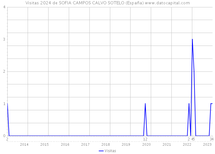 Visitas 2024 de SOFIA CAMPOS CALVO SOTELO (España) 