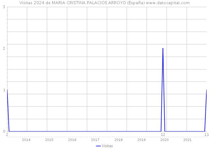 Visitas 2024 de MARIA CRISTINA PALACIOS ARROYO (España) 