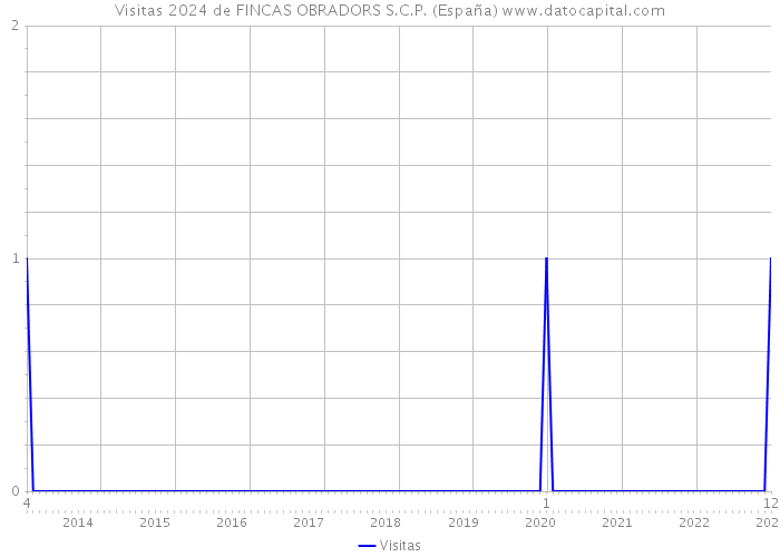 Visitas 2024 de FINCAS OBRADORS S.C.P. (España) 