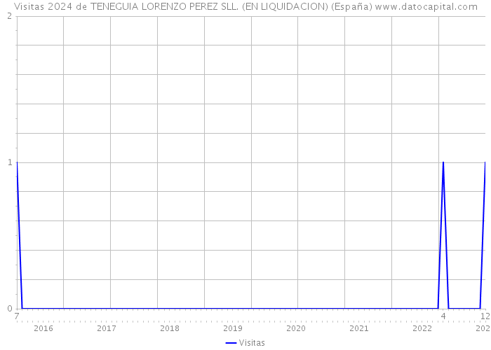 Visitas 2024 de TENEGUIA LORENZO PEREZ SLL. (EN LIQUIDACION) (España) 
