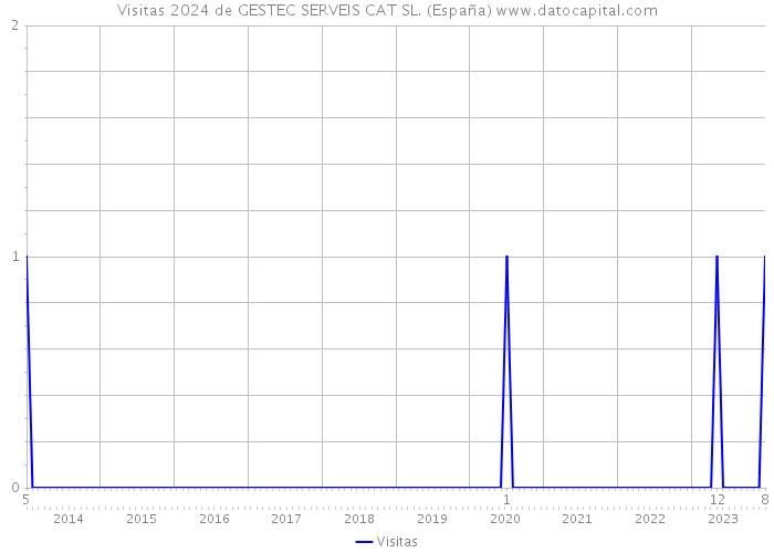 Visitas 2024 de GESTEC SERVEIS CAT SL. (España) 