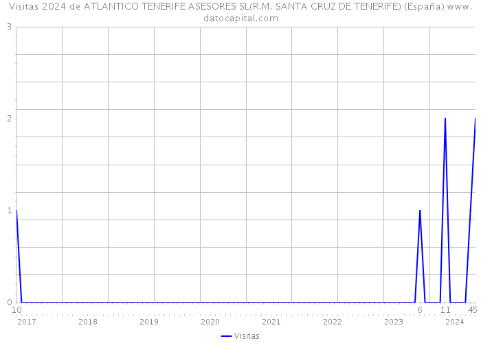 Visitas 2024 de ATLANTICO TENERIFE ASESORES SL(R.M. SANTA CRUZ DE TENERIFE) (España) 