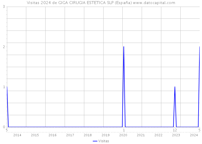 Visitas 2024 de GIGA CIRUGIA ESTETICA SLP (España) 