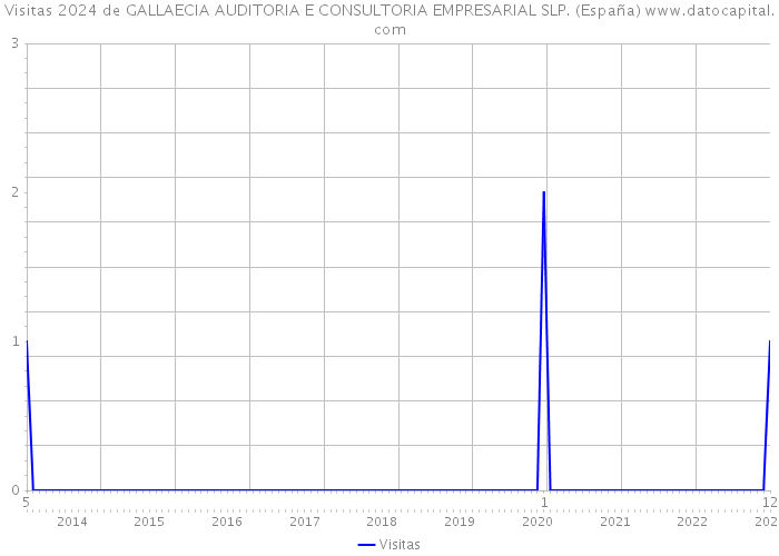 Visitas 2024 de GALLAECIA AUDITORIA E CONSULTORIA EMPRESARIAL SLP. (España) 
