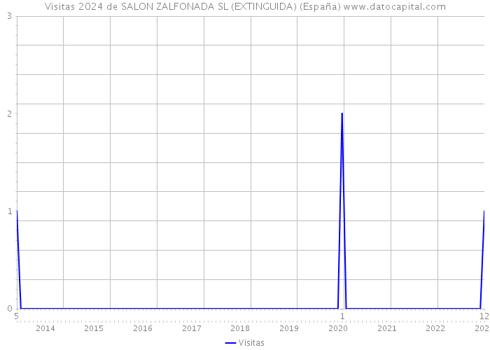 Visitas 2024 de SALON ZALFONADA SL (EXTINGUIDA) (España) 
