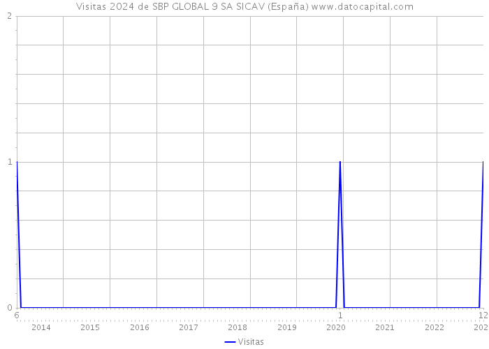 Visitas 2024 de SBP GLOBAL 9 SA SICAV (España) 