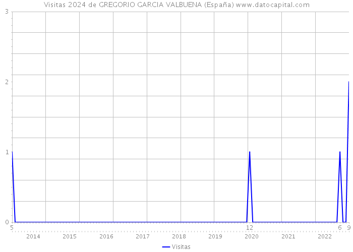 Visitas 2024 de GREGORIO GARCIA VALBUENA (España) 