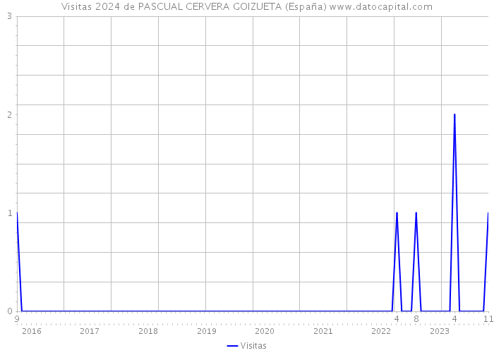 Visitas 2024 de PASCUAL CERVERA GOIZUETA (España) 