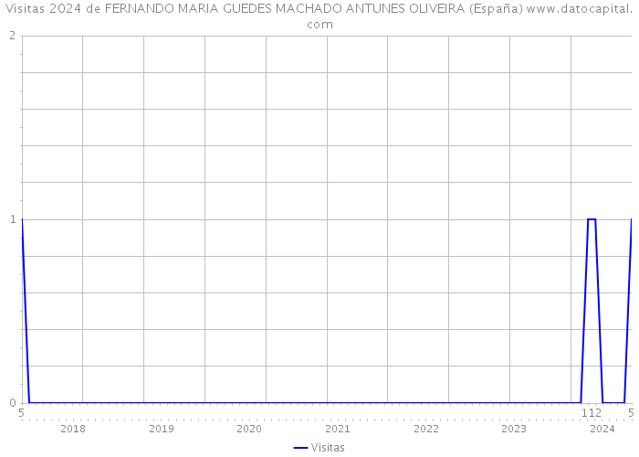Visitas 2024 de FERNANDO MARIA GUEDES MACHADO ANTUNES OLIVEIRA (España) 