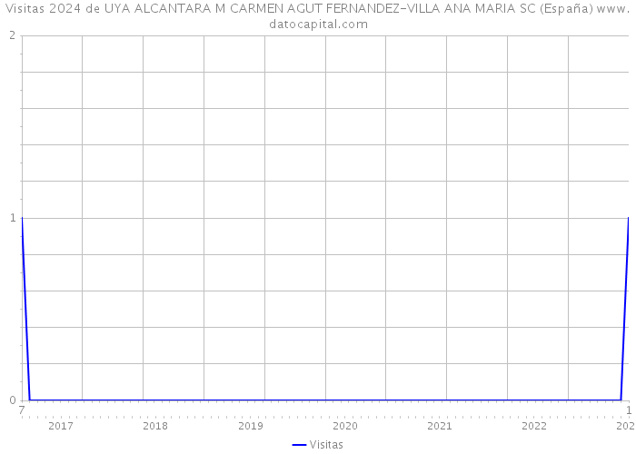 Visitas 2024 de UYA ALCANTARA M CARMEN AGUT FERNANDEZ-VILLA ANA MARIA SC (España) 