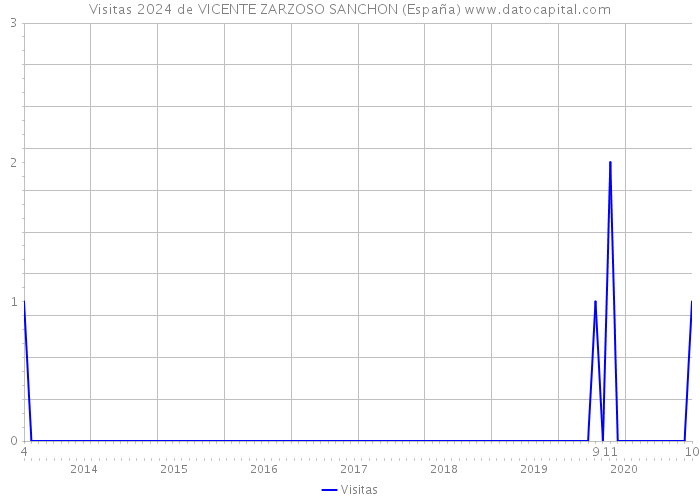 Visitas 2024 de VICENTE ZARZOSO SANCHON (España) 