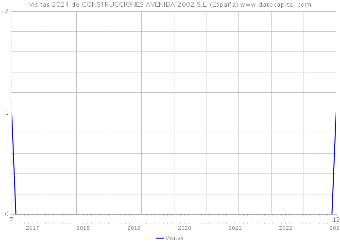 Visitas 2024 de CONSTRUCCIONES AVENIDA 2002 S.L. (España) 