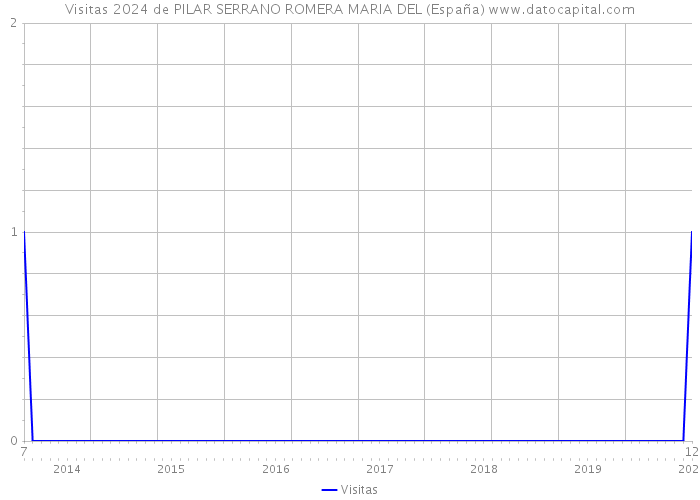 Visitas 2024 de PILAR SERRANO ROMERA MARIA DEL (España) 