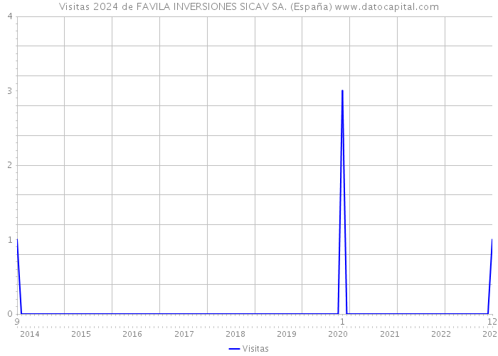 Visitas 2024 de FAVILA INVERSIONES SICAV SA. (España) 