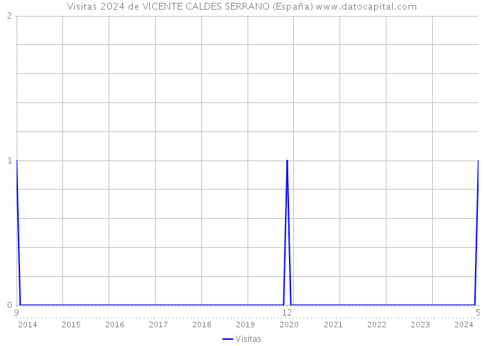 Visitas 2024 de VICENTE CALDES SERRANO (España) 