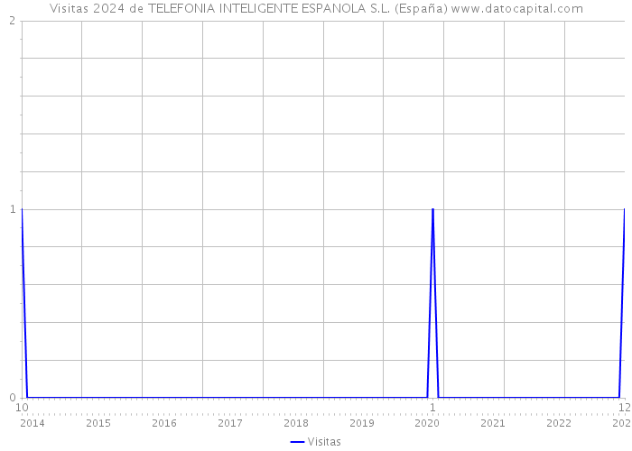 Visitas 2024 de TELEFONIA INTELIGENTE ESPANOLA S.L. (España) 