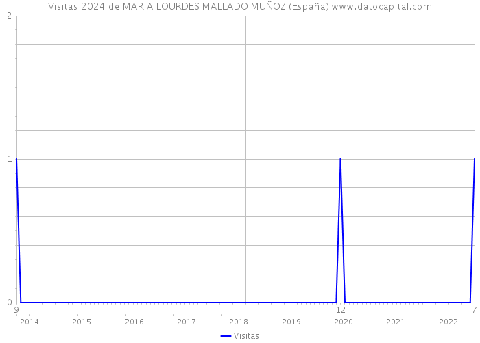Visitas 2024 de MARIA LOURDES MALLADO MUÑOZ (España) 