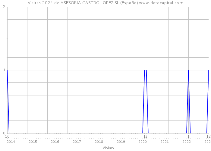 Visitas 2024 de ASESORIA CASTRO LOPEZ SL (España) 