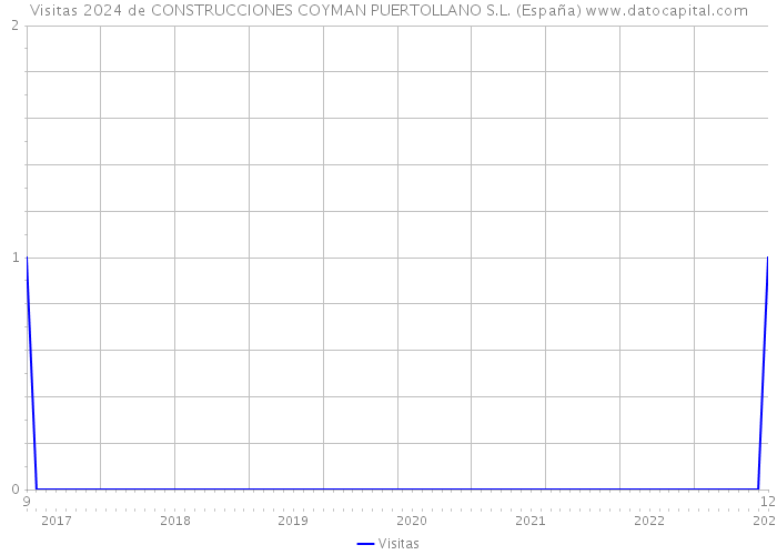 Visitas 2024 de CONSTRUCCIONES COYMAN PUERTOLLANO S.L. (España) 