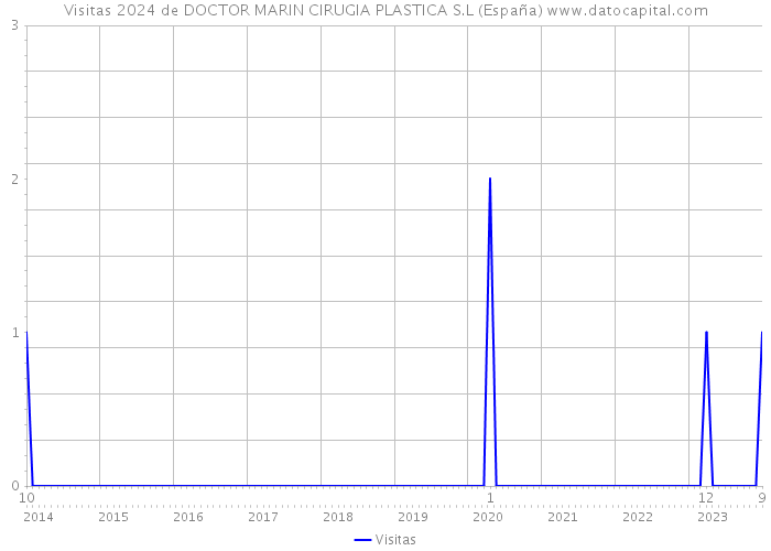 Visitas 2024 de DOCTOR MARIN CIRUGIA PLASTICA S.L (España) 