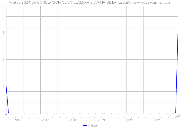 Visitas 2024 de CONCEPCION OLIVO BECERRA SILVANA DE LA (España) 