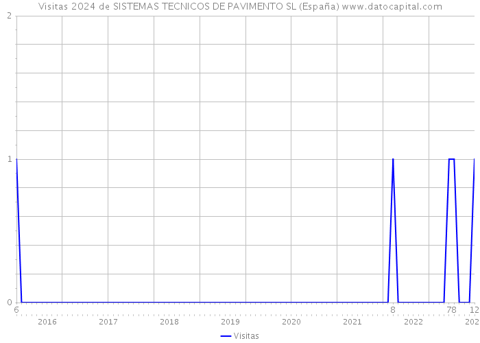 Visitas 2024 de SISTEMAS TECNICOS DE PAVIMENTO SL (España) 