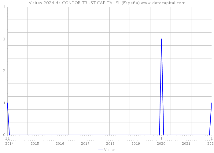 Visitas 2024 de CONDOR TRUST CAPITAL SL (España) 