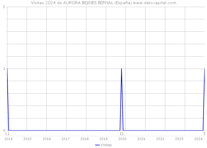 Visitas 2024 de AURORA BEJINES BERNAL (España) 
