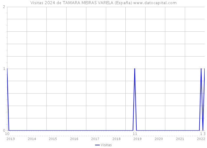 Visitas 2024 de TAMARA MEIRAS VARELA (España) 