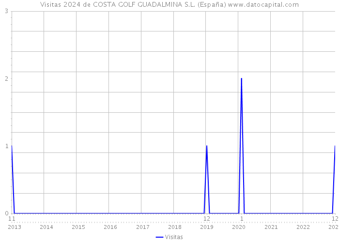 Visitas 2024 de COSTA GOLF GUADALMINA S.L. (España) 