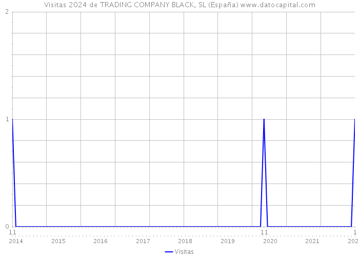 Visitas 2024 de TRADING COMPANY BLACK, SL (España) 